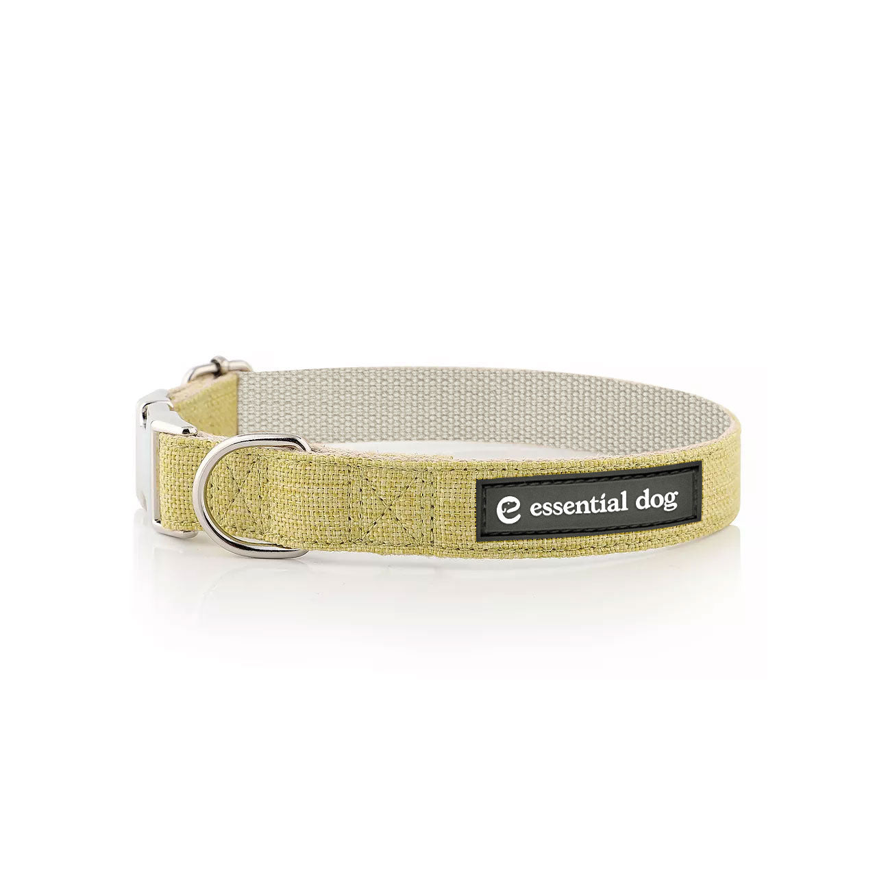 Organic Hemp & Cotton Dog Collar - Grass Green - Smooch & Scratch