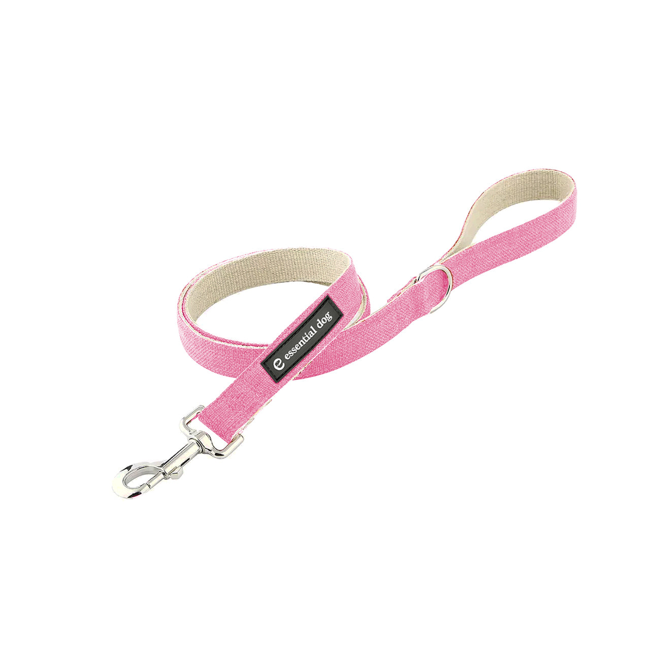 Organic Hemp & Cotton Dog Lead - Pretty in Pink - Smooch & Scratch