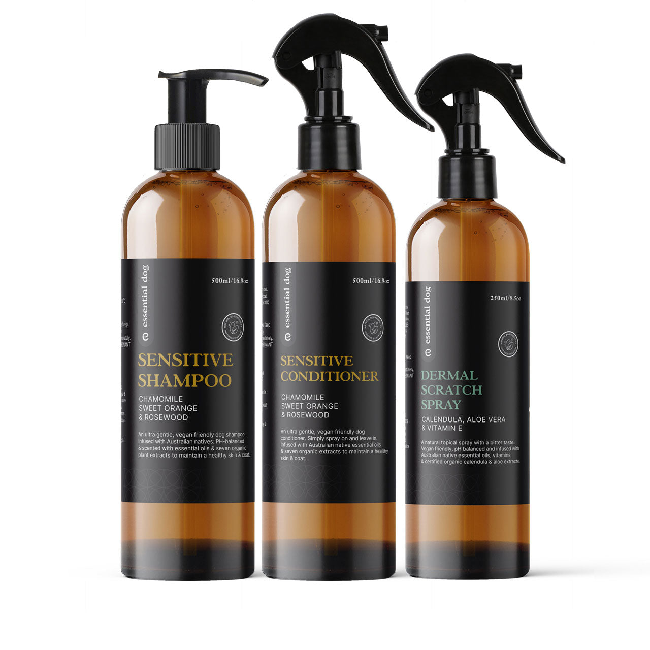 Sensitive Dog Shampoo: Chamomile, Sweet Orange & Rosewood - Smooch & Scratch