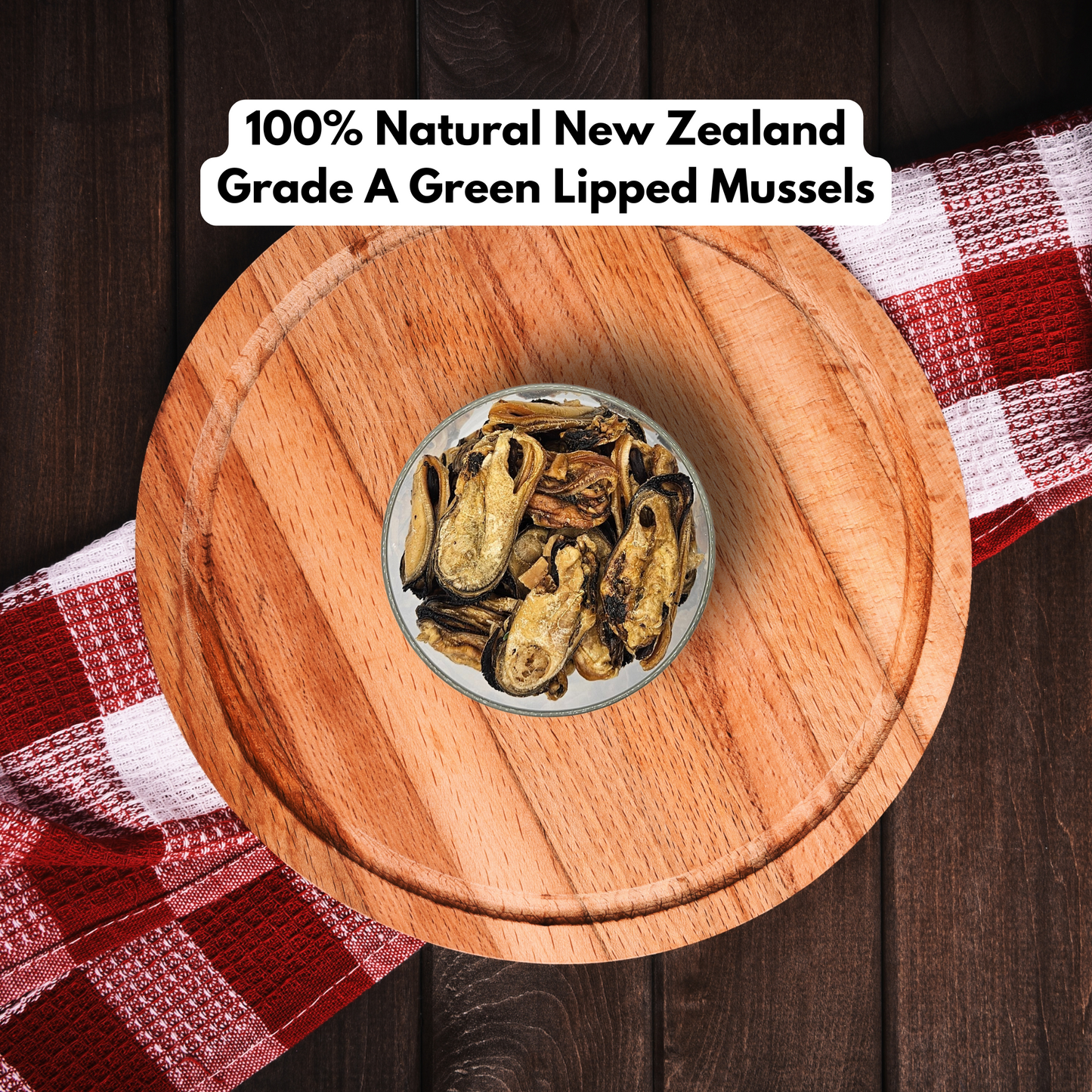 ALFIE'S TREATOS Green Lipped Mussels for Dogs, Green Mussel Supplement - Smooch & Scratch