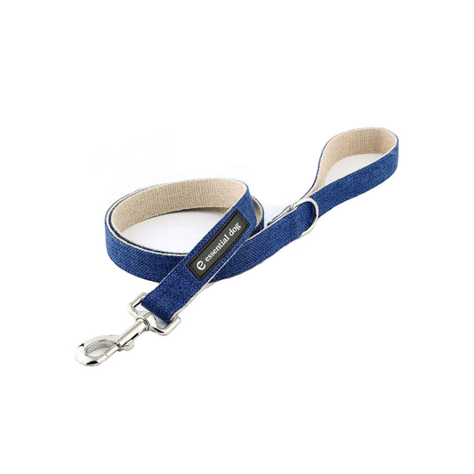 Organic Hemp & Cotton Dog Lead - Ink Blue - Smooch & Scratch