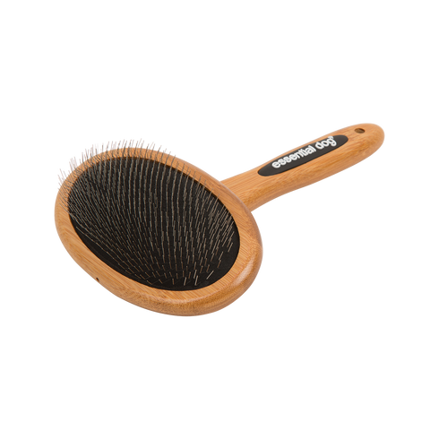 Natural Bamboo Slicker Brush: Dogs & Cats - Smooch & Scratch