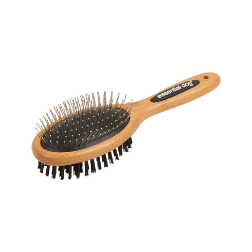 Natural Bamboo Two-Sided Brush: Dogs & Cats - Smooch & Scratch