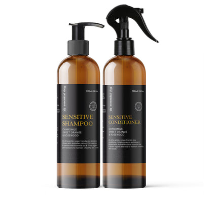 Sensitive Dog Shampoo: Chamomile, Sweet Orange & Rosewood - Smooch & Scratch