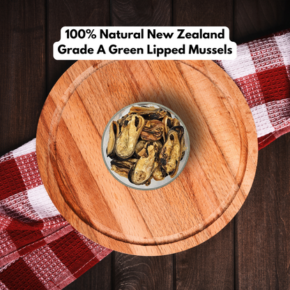 ALFIE'S TREATOS Green Lipped Mussels for Dogs, Green Mussel Supplement - Smooch & Scratch