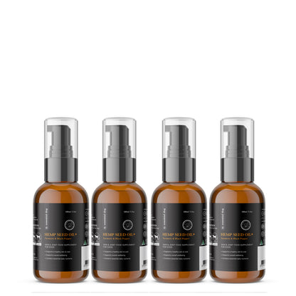 100% Raw Hemp Seed Oil: Turmeric and Black Pepper (Food Supplement) - Smooch & Scratch