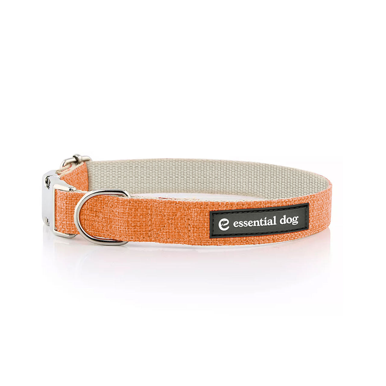 Organic Hemp & Cotton Dog Collar - Orange Burst - Smooch & Scratch