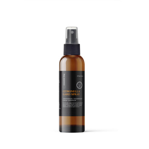 Citronella Gard Spray: Lemongrass, Cedarwood and Rose Geranium - Smooch & Scratch