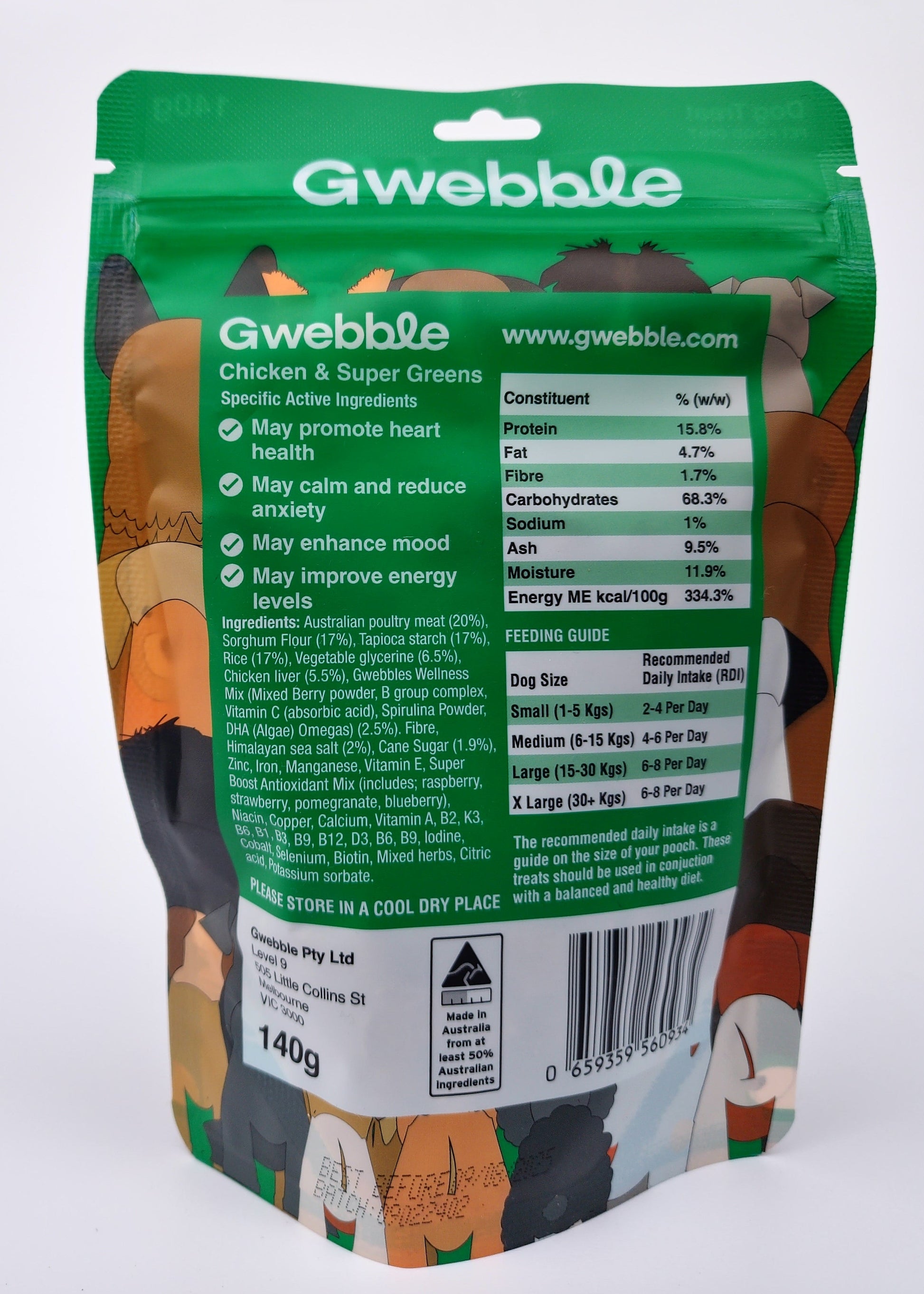 Gwebble Wellness Back