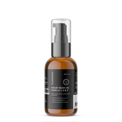 100% Raw Hemp Seed Oil: Skin, Coat and Stress Formula (Food Supplement) - Smooch & Scratch