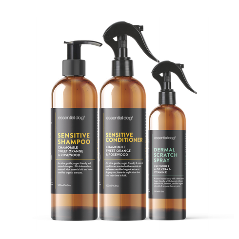Dog Shampoo, Conditioner & Dermal Scratch Spray (Sensitive) - Smooch & Scratch
